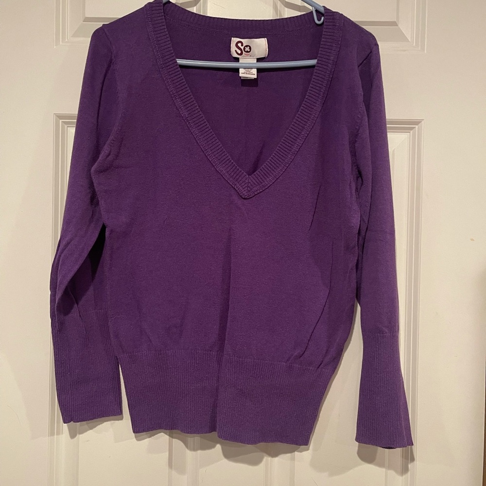 Purple sweater